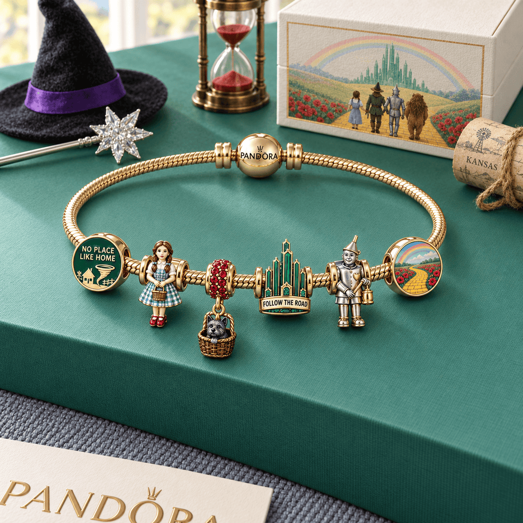 TWOZ Gold Charm Bracelet Set HQH