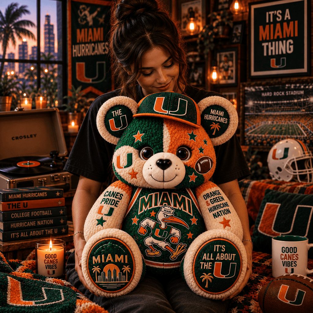 MHC Bear Custom Shaped Pillow