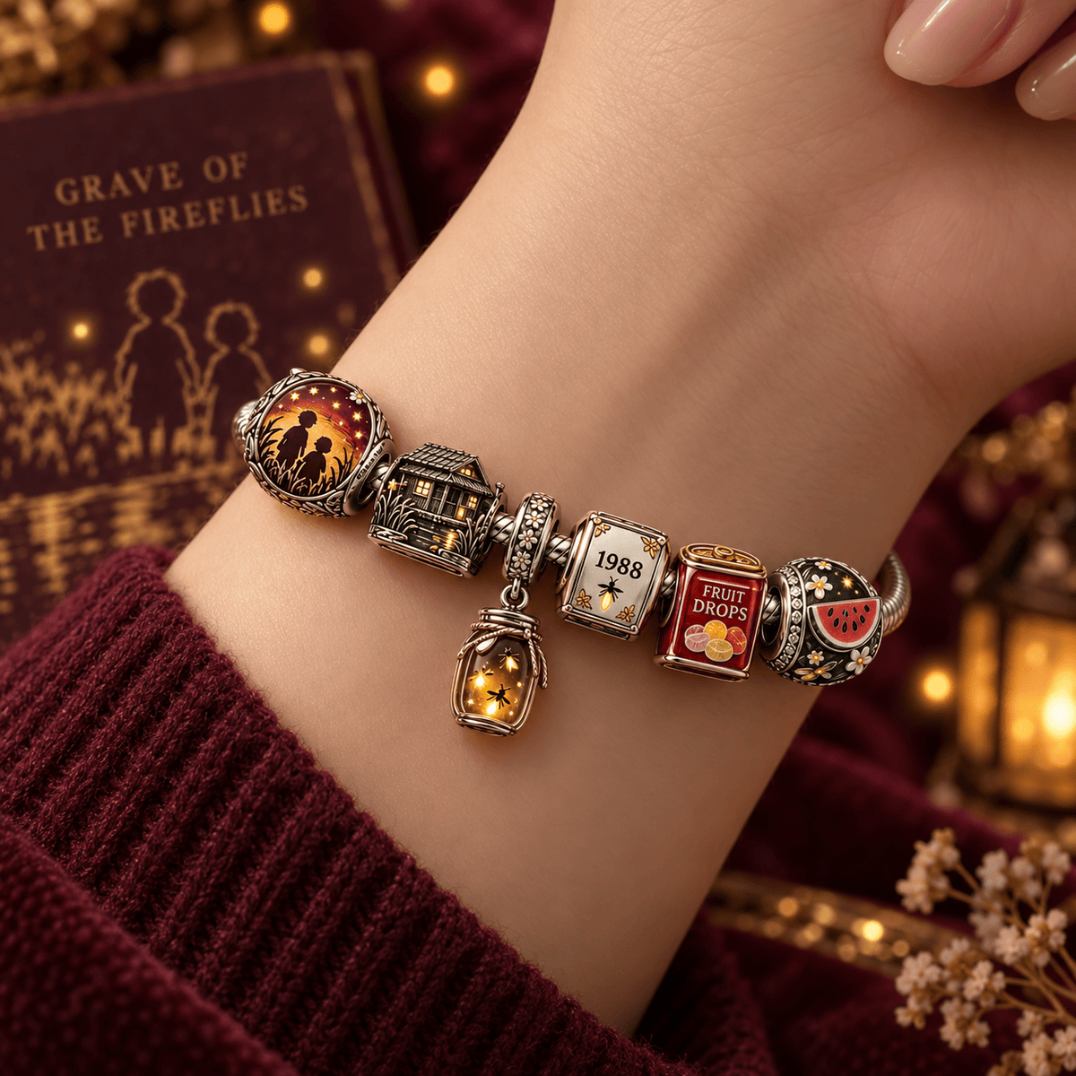 GOTF Sliver Charm Bracelet Set VTH