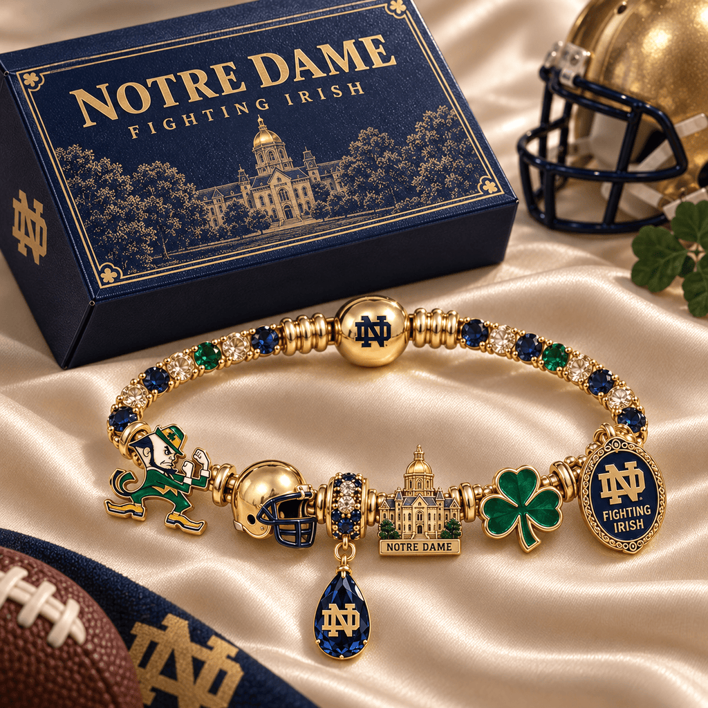 NDFI Gold Charm Bracelet Set NHVH