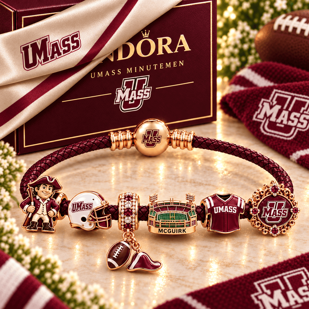 MSMN Braided Leather Charm Bracelet Set NHVH