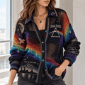 PKFL Women’s Open-Knit Cardigan DNBN
