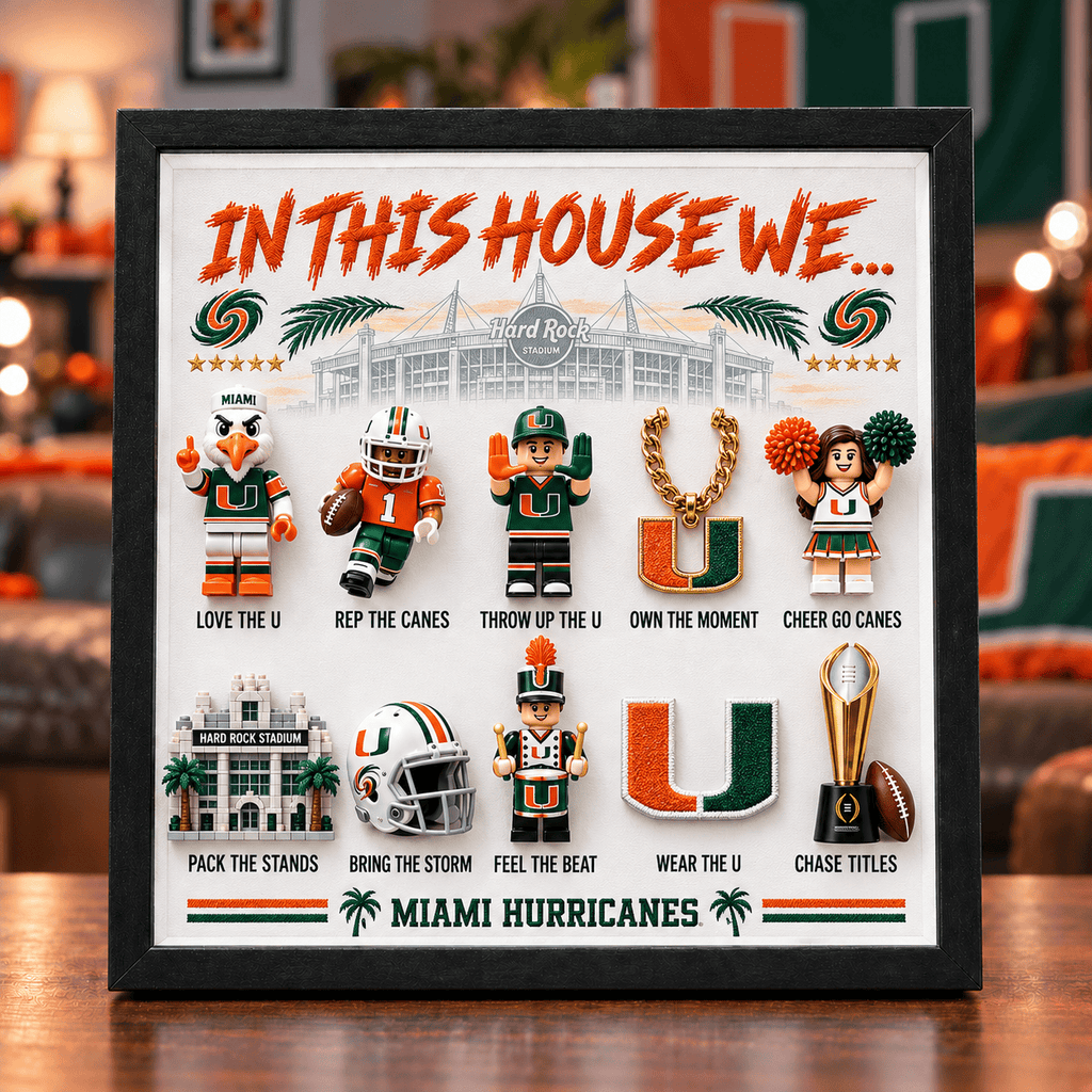 MHC "In This House We…" 3D Fan Display Frame TMH