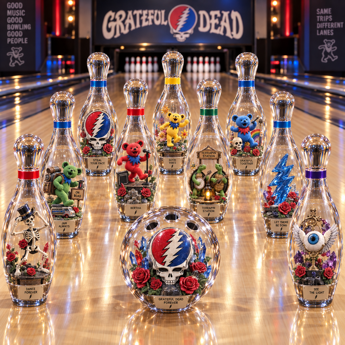 GRFD PREMIUM 3D BOWLING SET HTTT