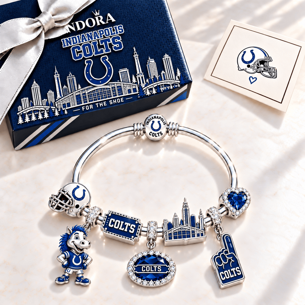 IDC Silver Charm Bracelet Set TMH