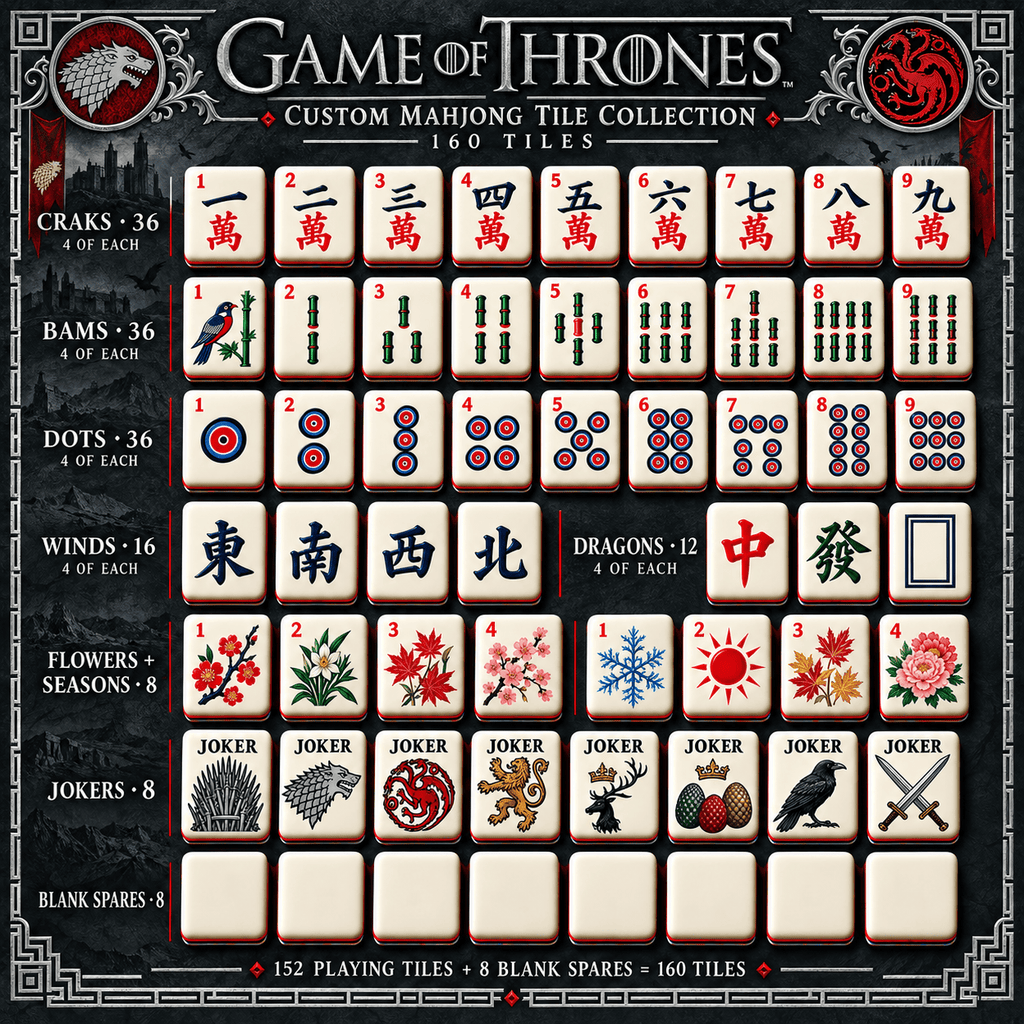 GOT Premium Mahjong Set – Game Night Edition PNPA