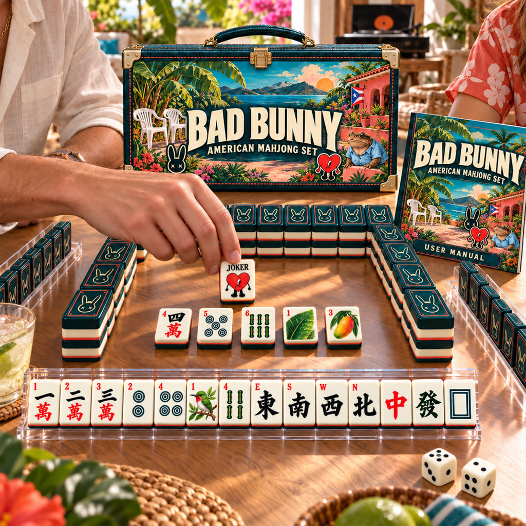 Premium BDBN Mahjong Tiles Set PVNA