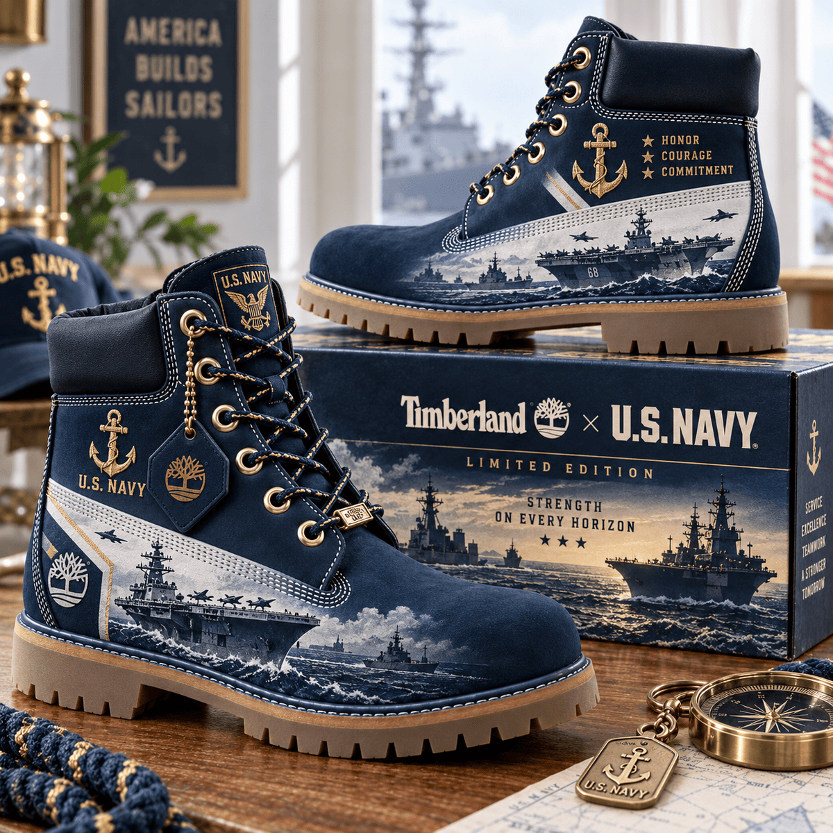 PREMIUM USNV HERITAGE BOOTS PTKL