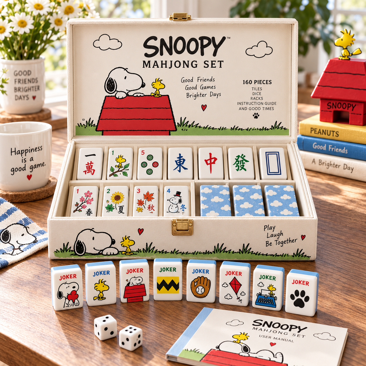 Premium SNPY Mahjong Tiles Set TNSM
